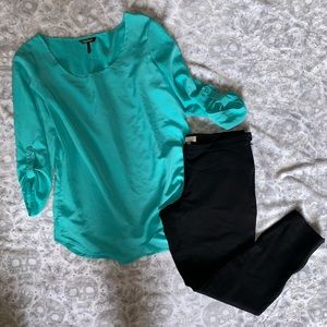 ✨outfit! Banana Republic dress pant and top